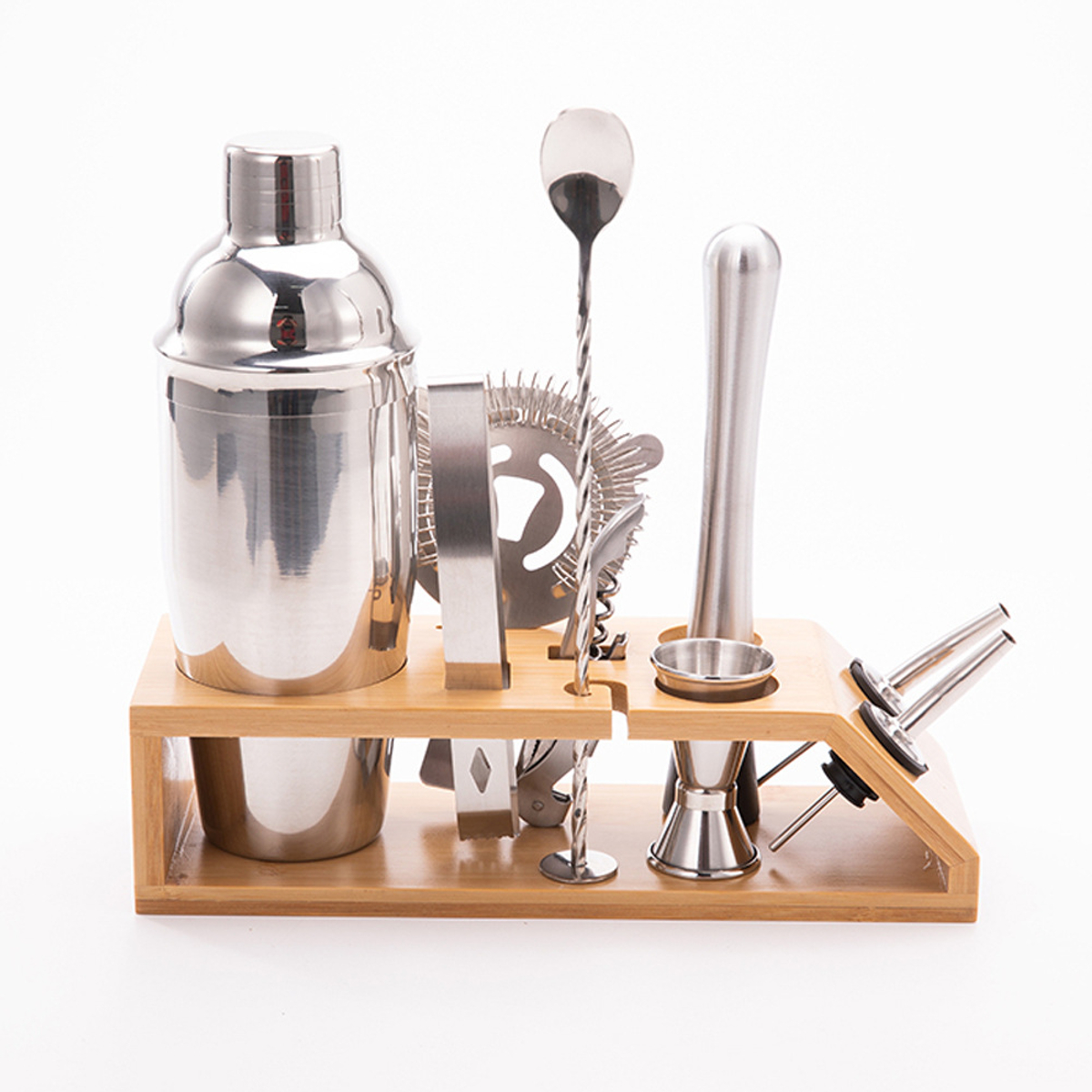 10pcs-Boston-Cocktail-Shaker-Bar-Stainless-Steel-Bartender-Winee-Mixer-with-Base-Tools-1740804-2