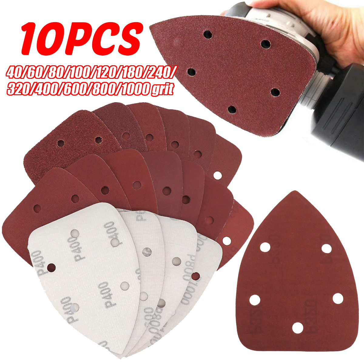 10pcs-Sanding-Sheets-Sanding-Discs-Sandpaper-Pads-Triangle-Grinding-Tool-1714676-1