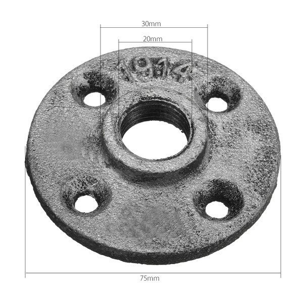 12-Inch-DN20-Cast-Iron-Steel-Tube-Pipe-Floor-Flange-Pipe-Fitting-Wall-Mount-1132624-1