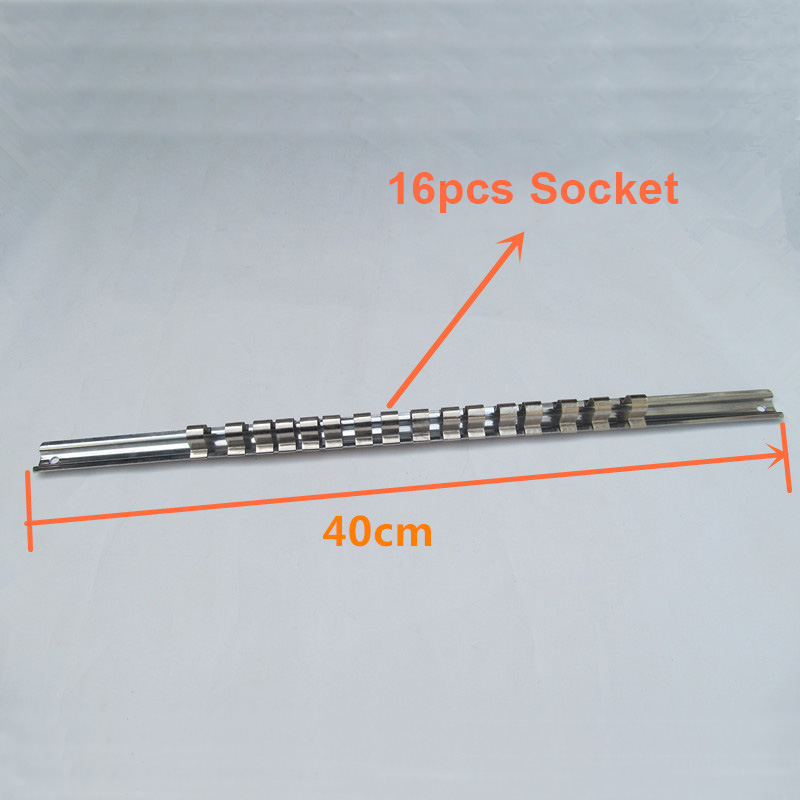 12-Inch-Mountable-Socket-Organizer-Rail-Holder-Stainless-Steel-Clips-Tools-1456224-7