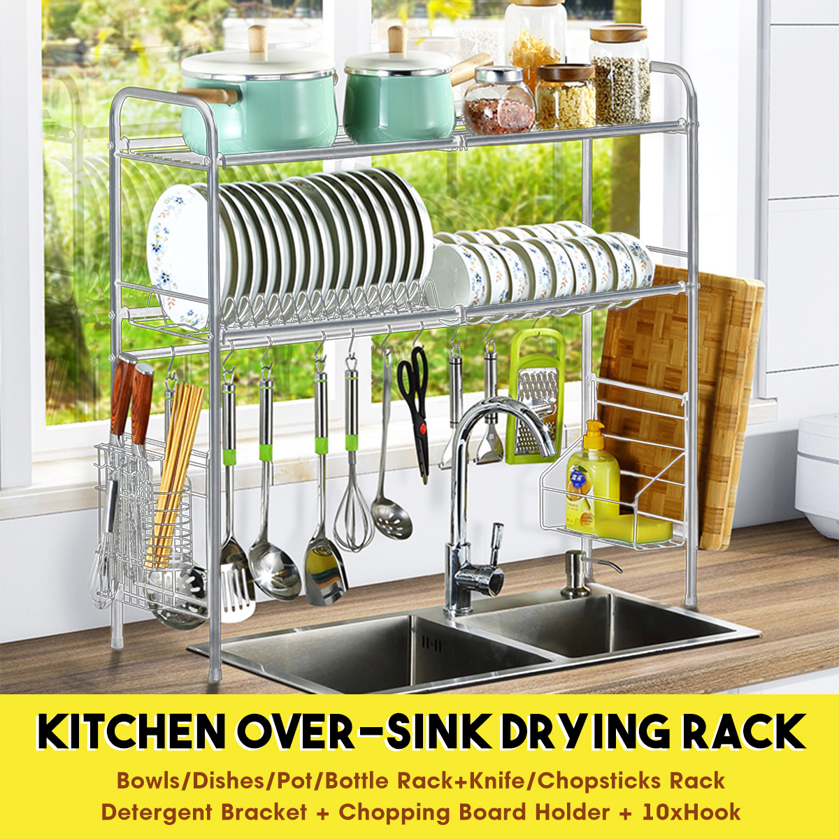 12-Tier-Stainless-Steel-Over-Sink-Dish-Drying-Rack-Drainer-Kitchen-Storage-Rack-1598481-1