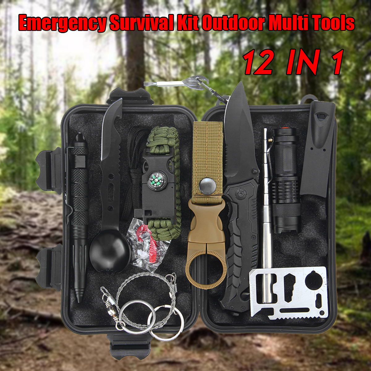 12-in-1-Emergency-Survival-Kit-Outdoor-Hiking-Camping-Tactical-Gear-Multi-Tools-Kit-1697580-1