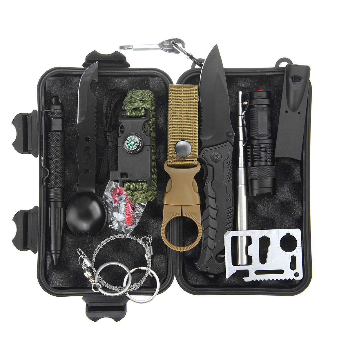 12-in-1-Emergency-Survival-Kit-Outdoor-Hiking-Camping-Tactical-Gear-Multi-Tools-Kit-1697580-10