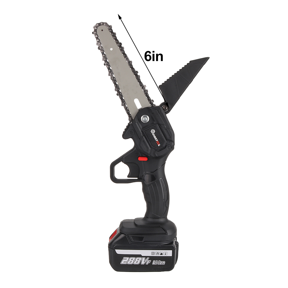 1200W-288VF-6inch-Electric-Chain-Saw-Handheld-Chiansaw-Wood-Cutting-for-18V-Battery-1938010-4