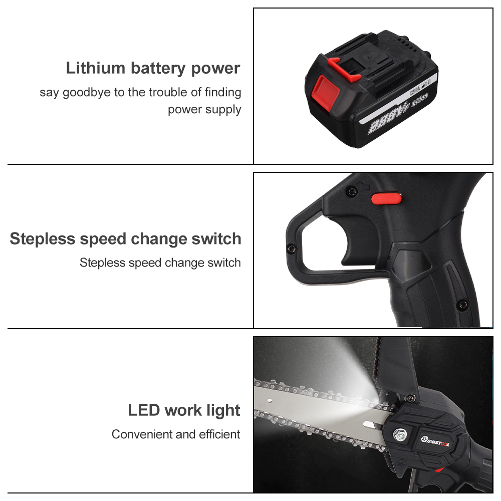 1200W-288VF-6inch-Electric-Chain-Saw-Handheld-Chiansaw-Wood-Cutting-for-18V-Battery-1938010-6