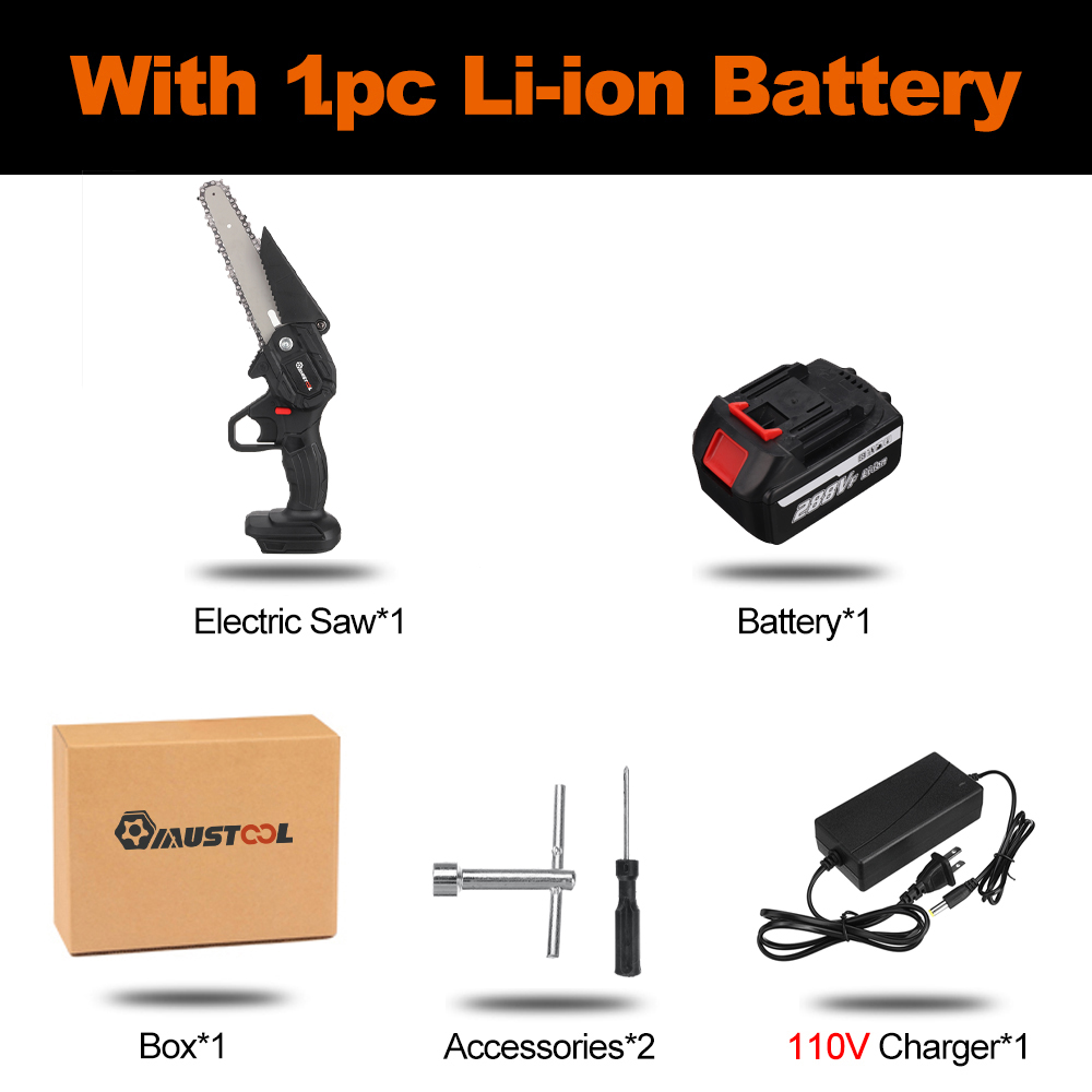 1200W-288VF-6inch-Electric-Chain-Saw-Handheld-Chiansaw-Wood-Cutting-for-18V-Battery-1938010-9