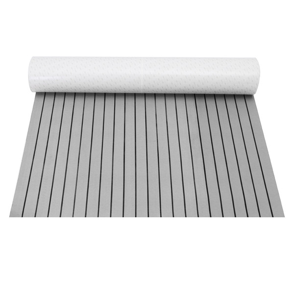 120x240cm-Grey-and-Black-EVA-Foam-Faux-Teak-Sheet-Boat-Yacht-Synthetic-Teak-Decking-Pad-1187318-2