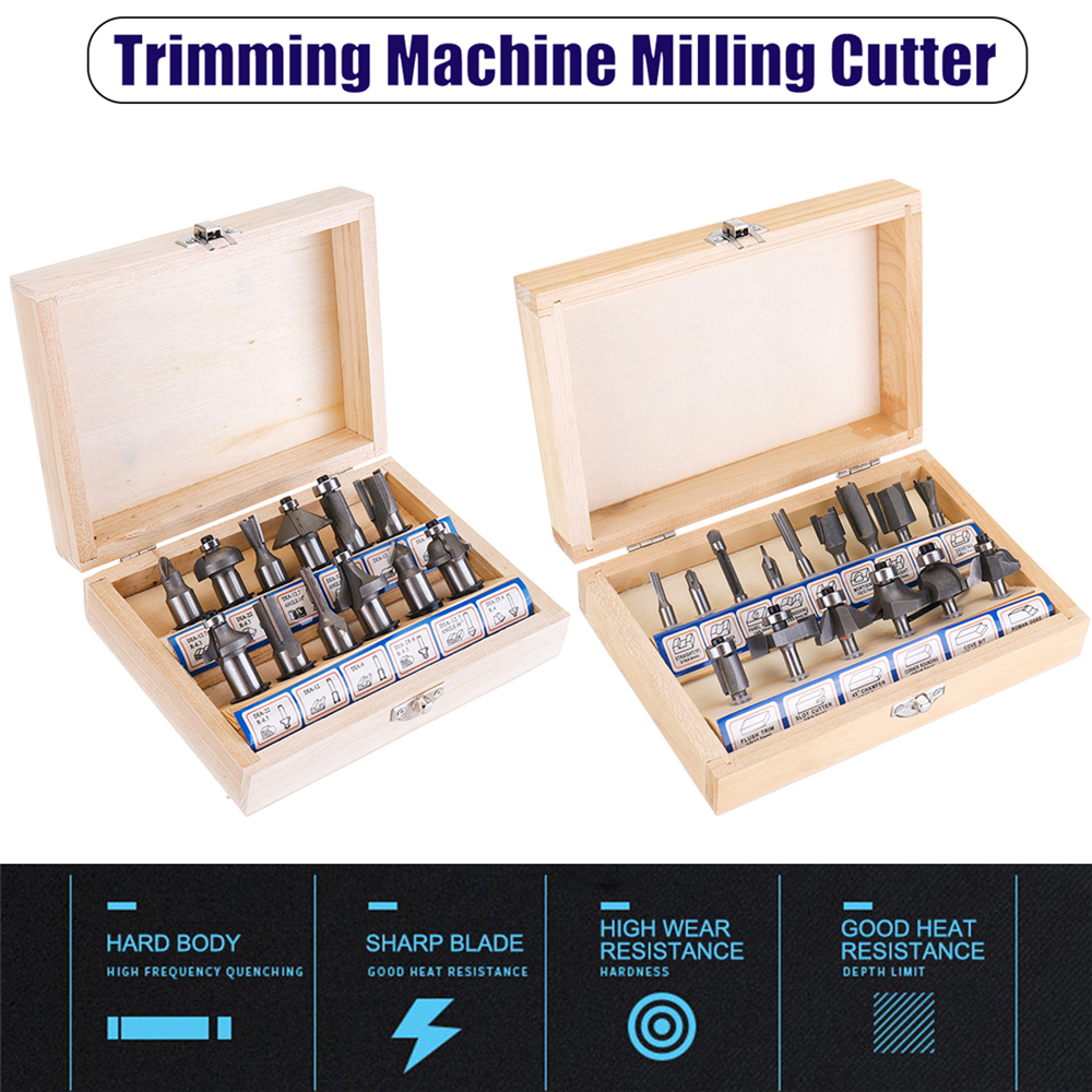 1215pcs-Silver-Router-Bit-Set-Tungsten-Carbide-Woodworking-Cutter-Rotary-Tool-1469915-1
