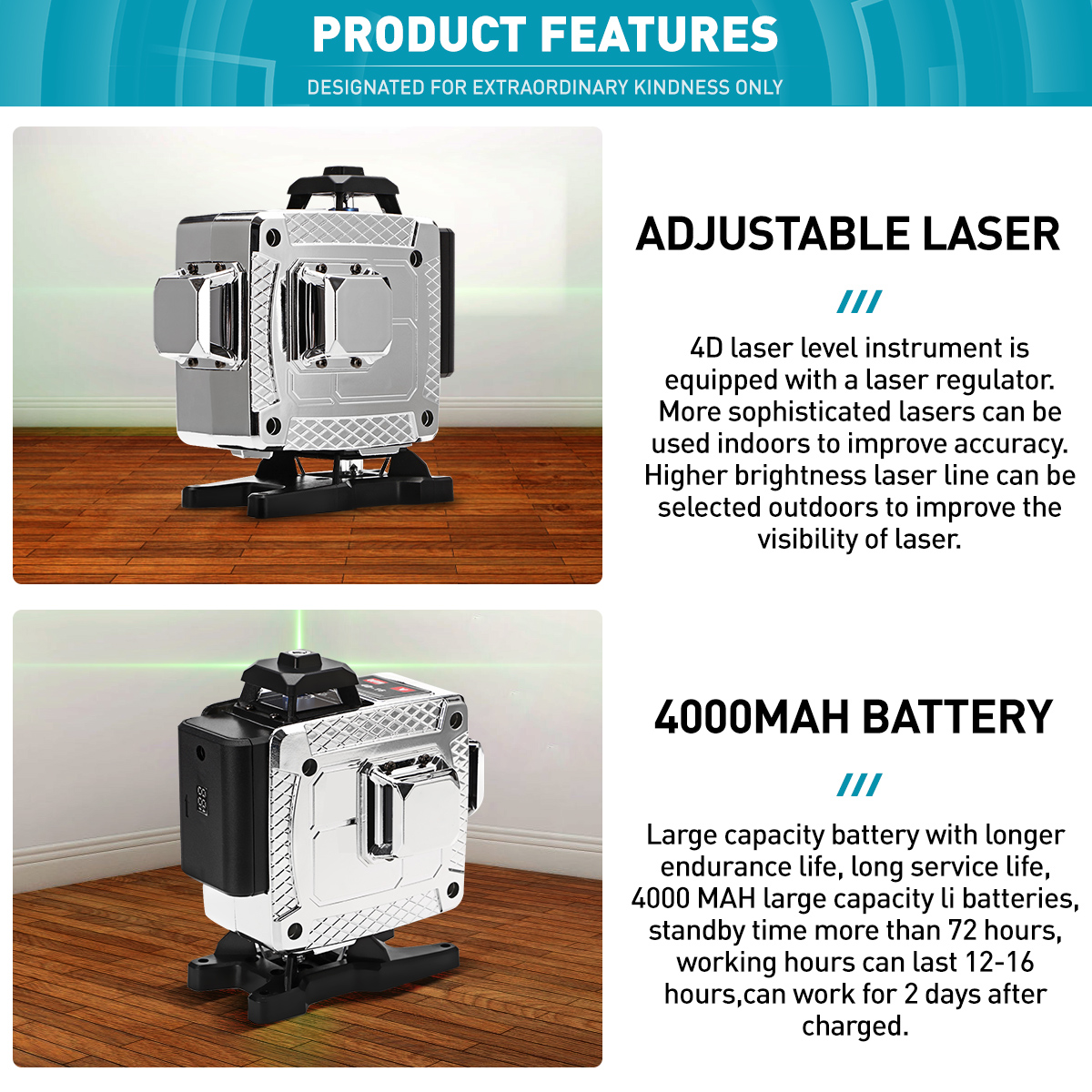 1216-Lines-4D-Green-Light-Laser-Level-Auto-Self-Leveling-Cross-360deg-Rotary-Measuring-1886261-4