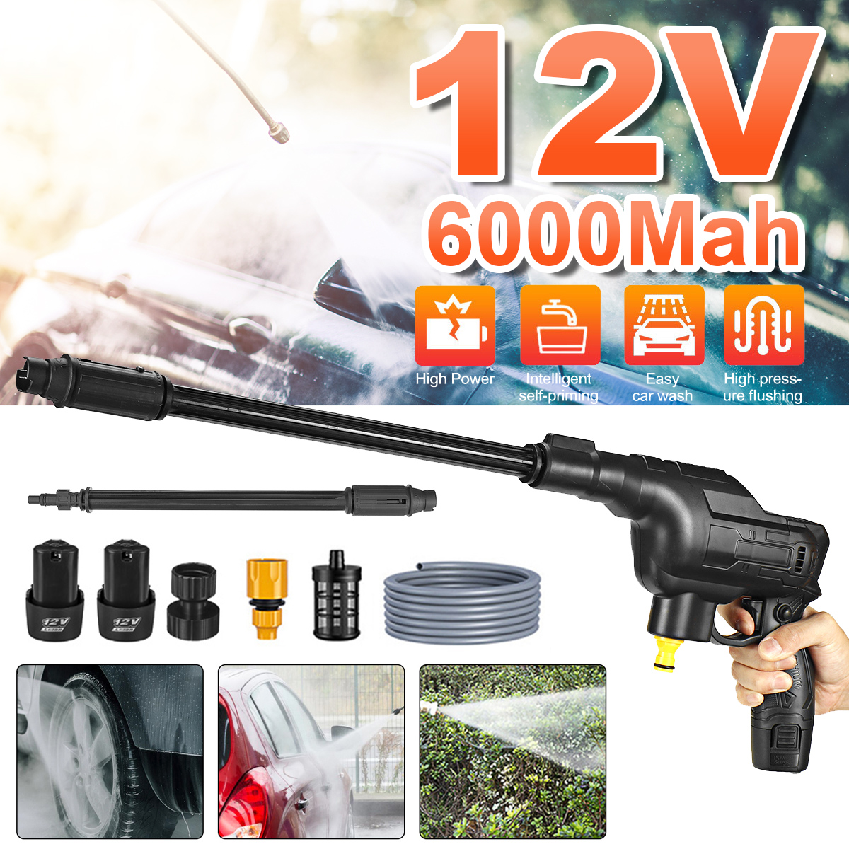 12V-Cordless-Electric-High-Pressure-Washer-Guns-Portable-Car-Washing-Machine-Patio-Car-Cleaner-W-Non-1856707-2
