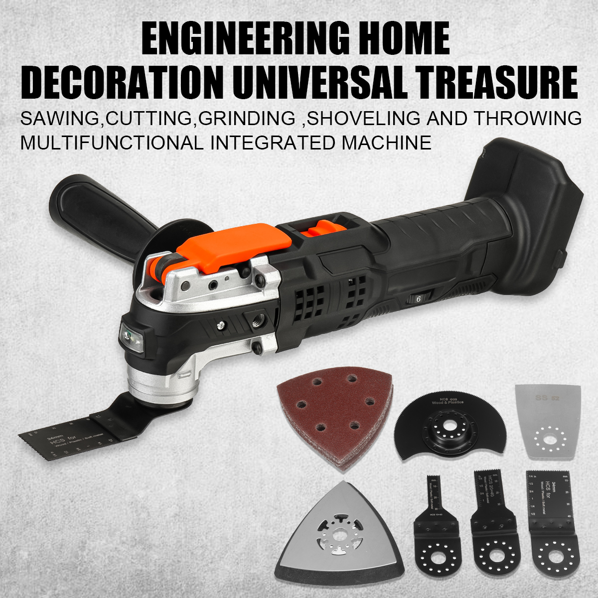 1380W-6000-25000-RPM-Cordless-Osillating-Multi-Tool-4deg-6-Speed-Polishing-Trimer-Tool-For-Makita-18-1881589-4