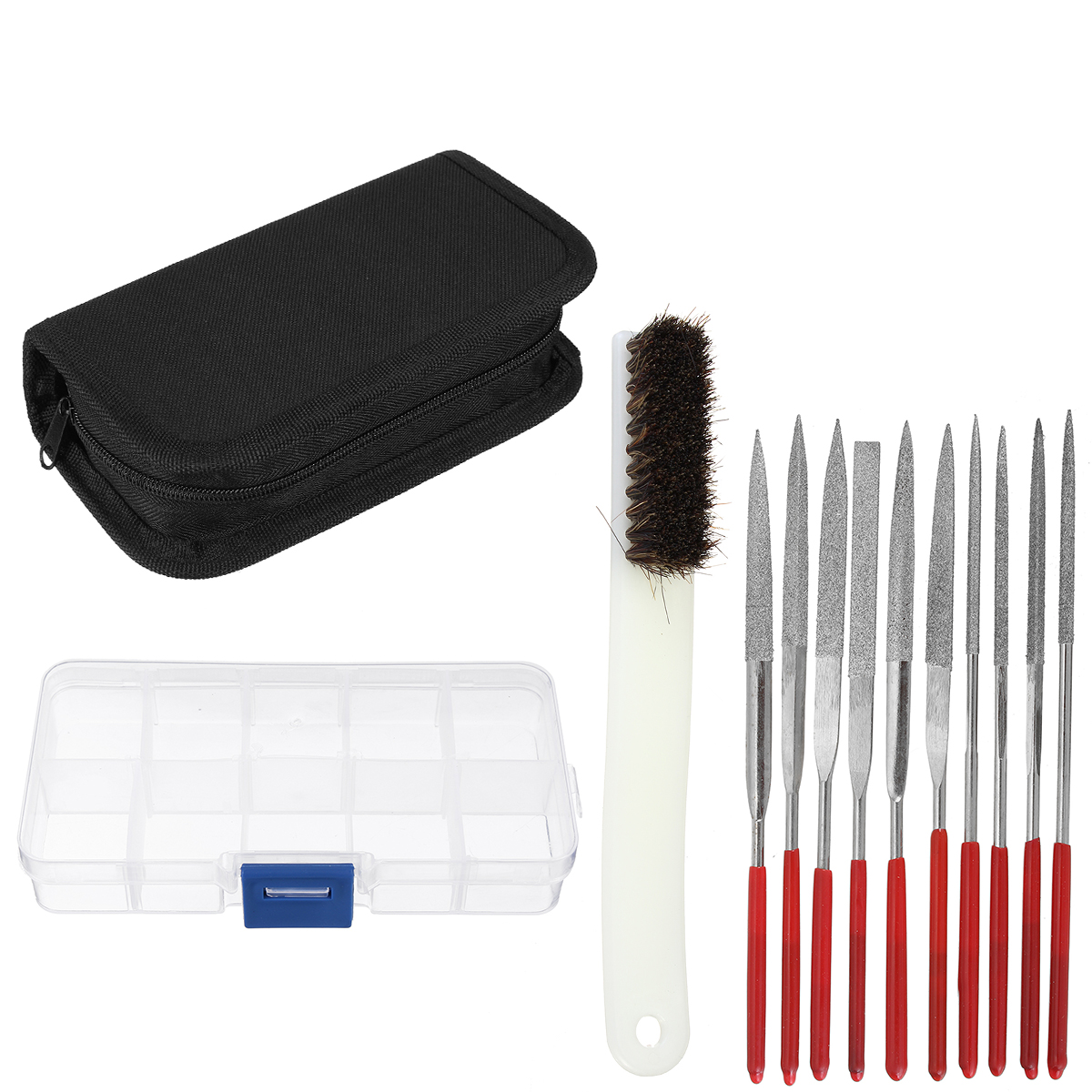 13Pcs-Diamond-Files-Suit-Carpenters-Woodworking-Househould-Hand-Tools-1950566-1