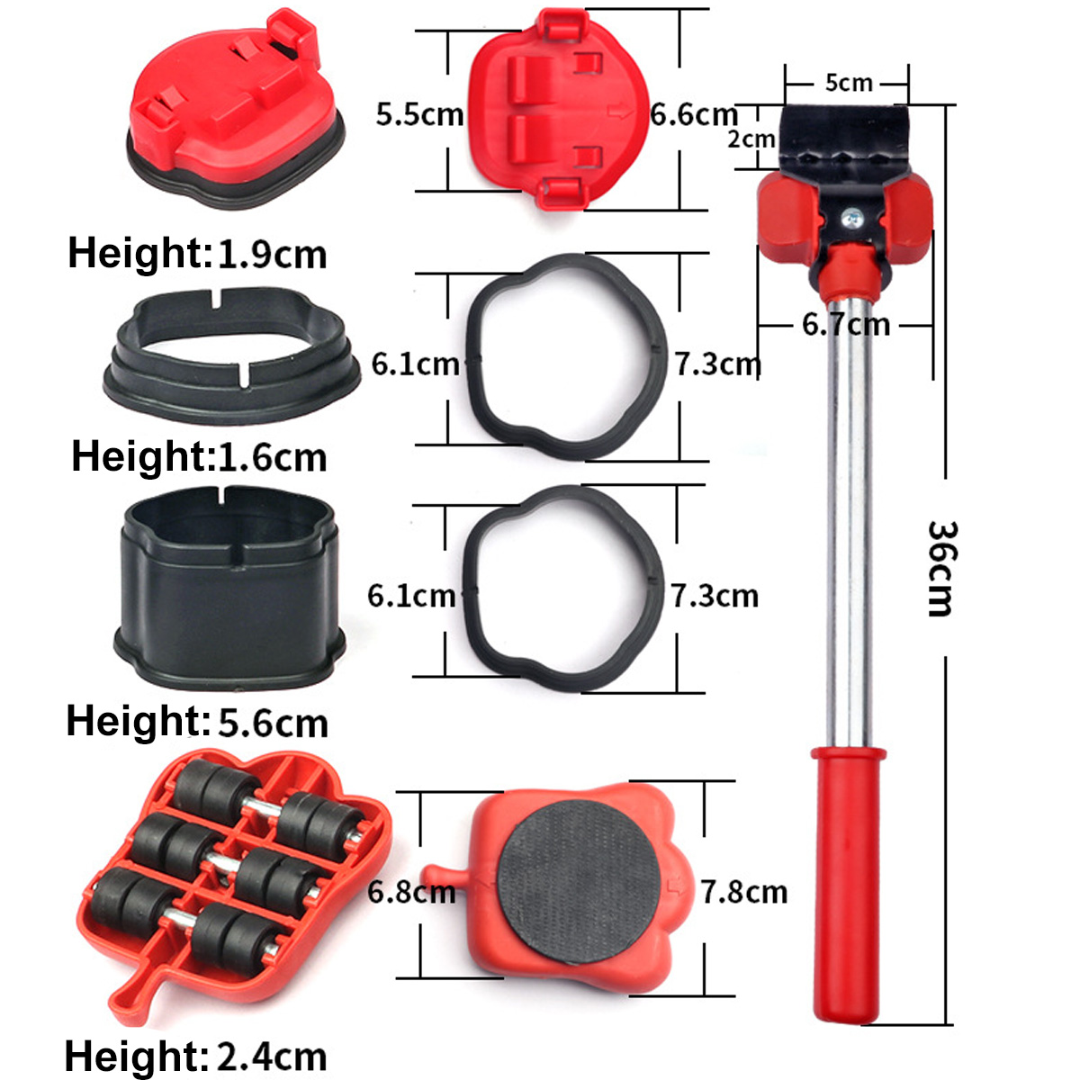 13pcs-Heavy-Duty-Furniture-Lifter-Hand-Tool-Set-Lifter-Slides-Wheel-1927530-12