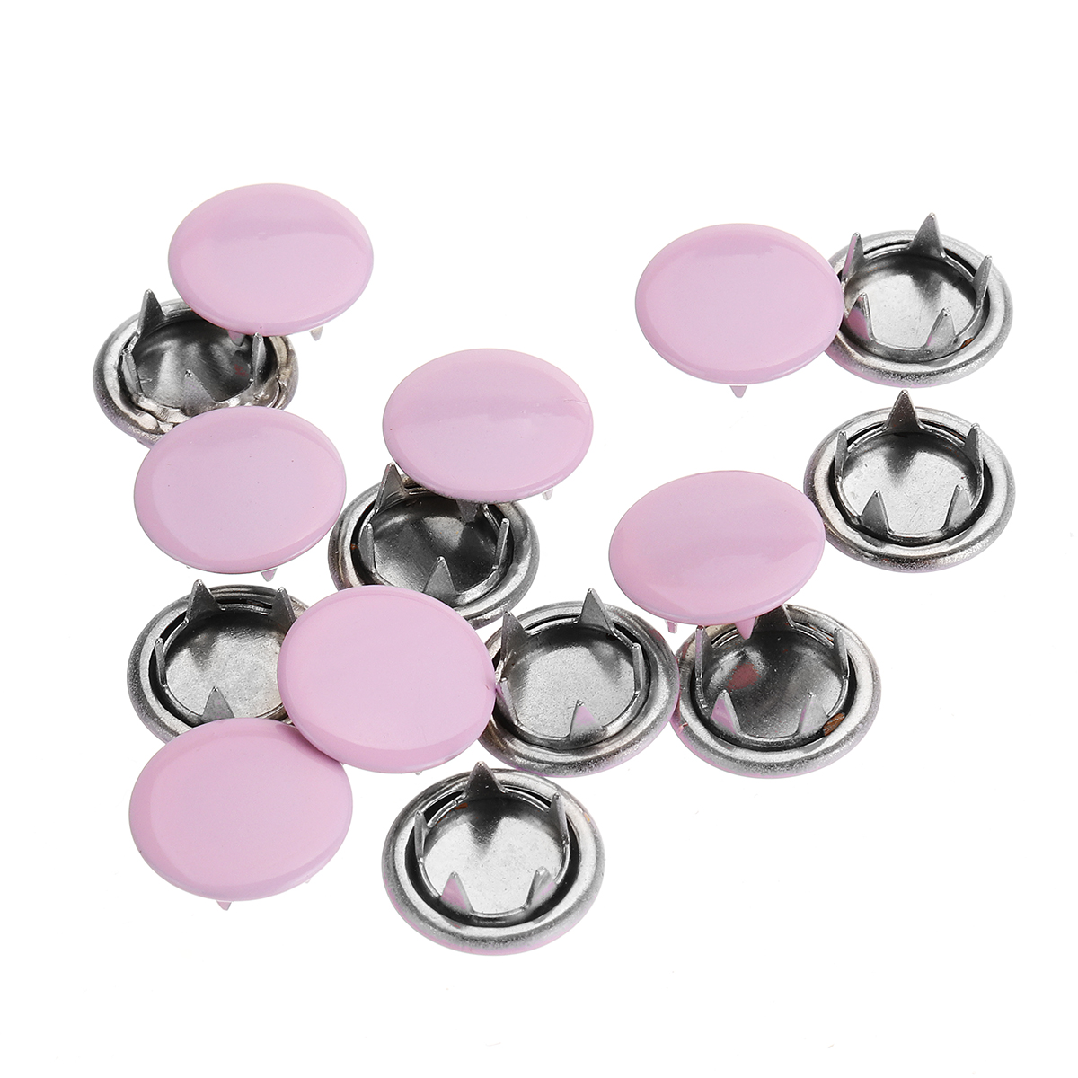 150-Sets-Stainless-Steel-Buttons-Snaps-Fasteners-Dummy-Clips-Press-Studs-10-Colors-1451584-2