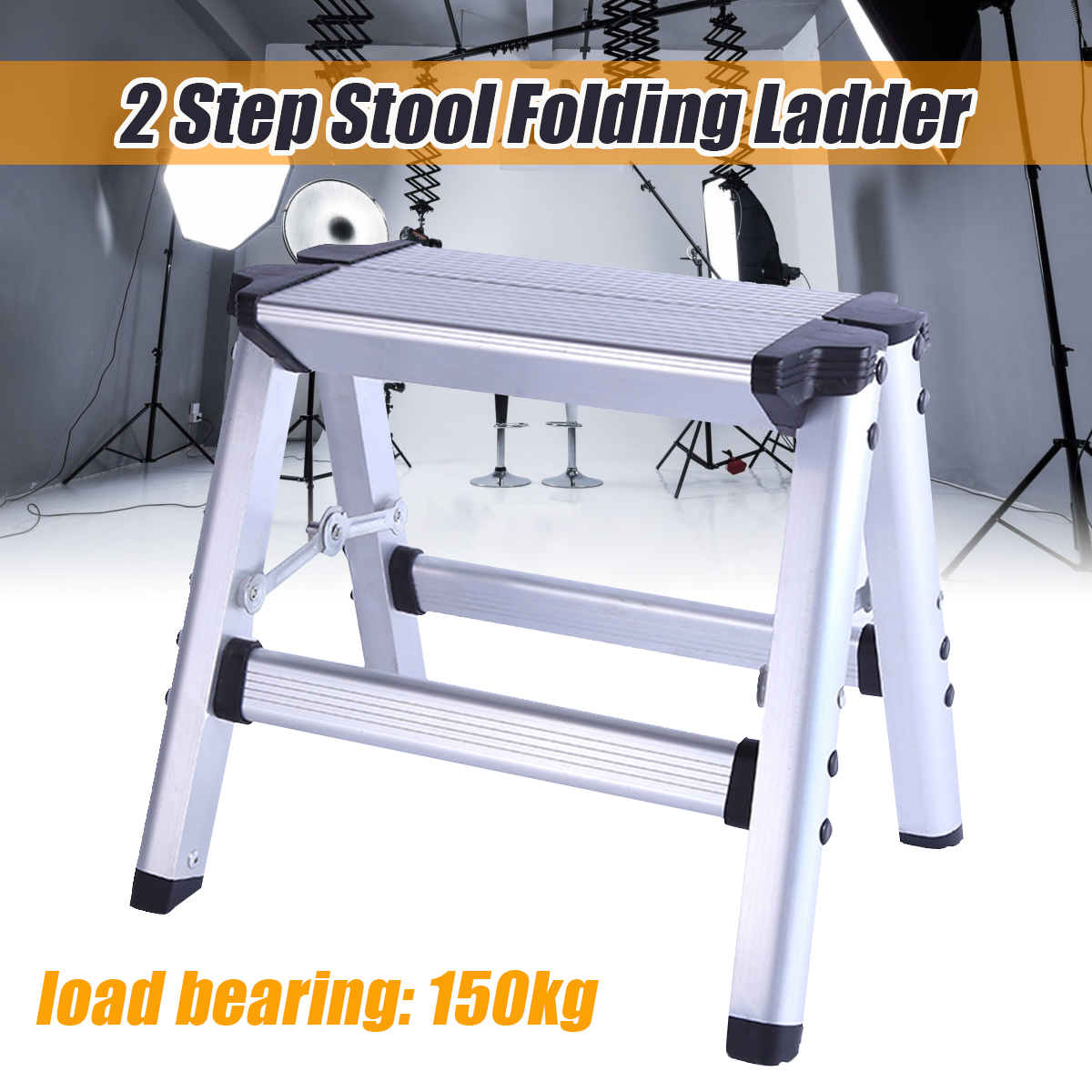 150KG-Maximum-Load-2-Step-Stool-Folding-Ladder-Anti-Slip-Safety-Aluminium-P-1677265-3