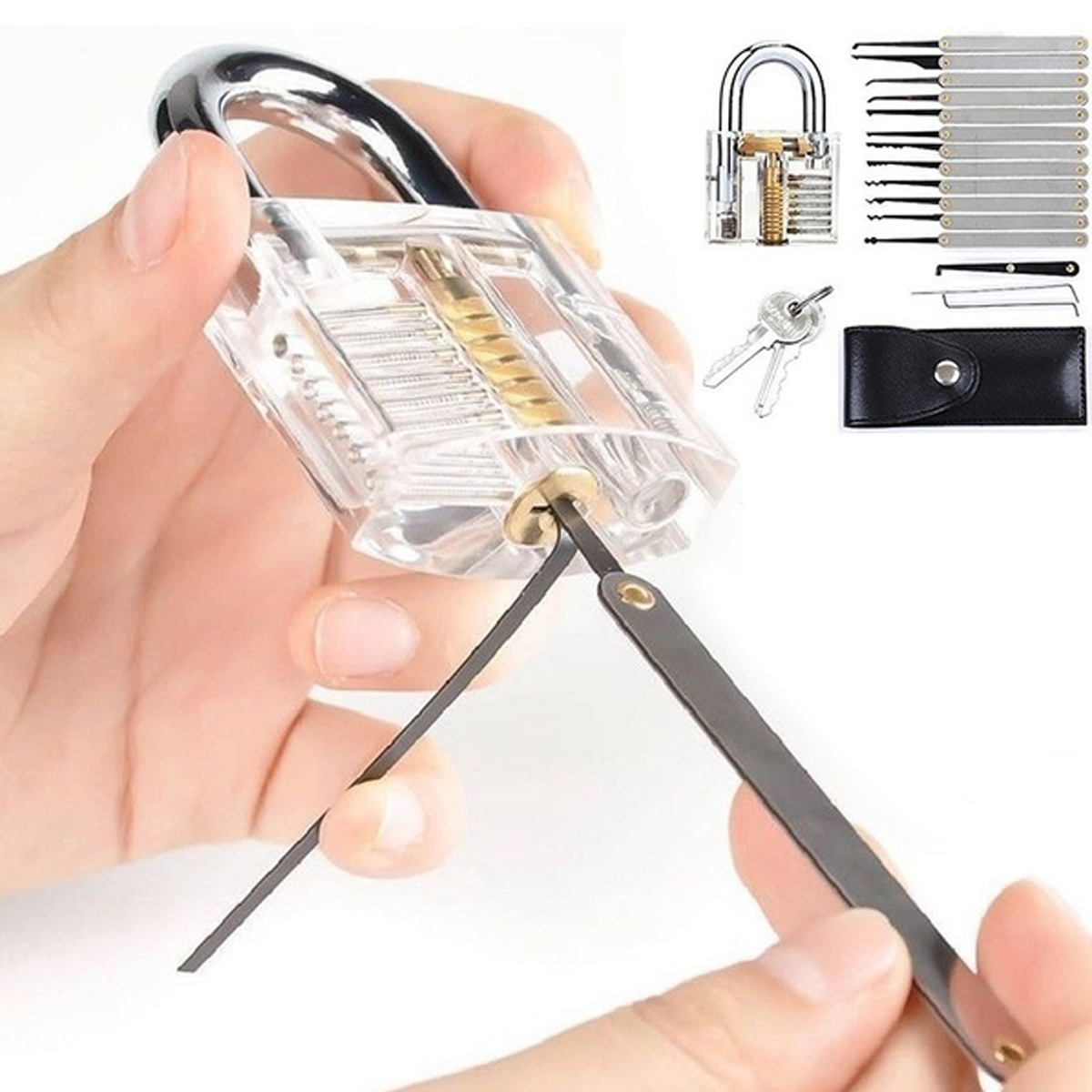15PcsSet-Lock-Training-Skill-Set-Clear-Practice-Padlock-Tools-Locks-Key-Kits-1739782-3