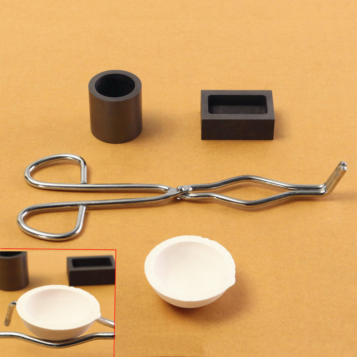 16OZ-Gold-Graphite-Crucible-Cup-Tongs-1-Melting-Bowl-Ingot-Mold-Casting-Tools-1068602-2