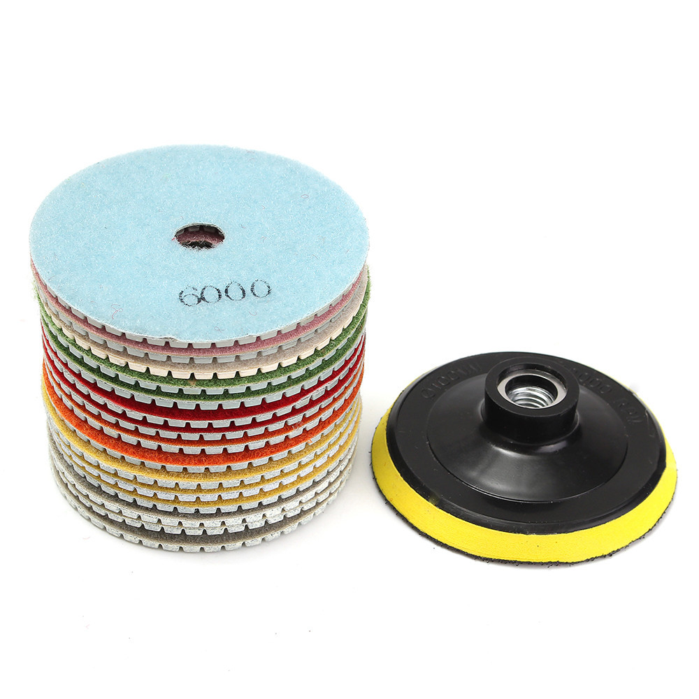16pcs-4-Inch-50-to-10000-Grit-Diamond-Polishing-Pad-for-Granite-Stone-Concrete-Marble-1089319-7