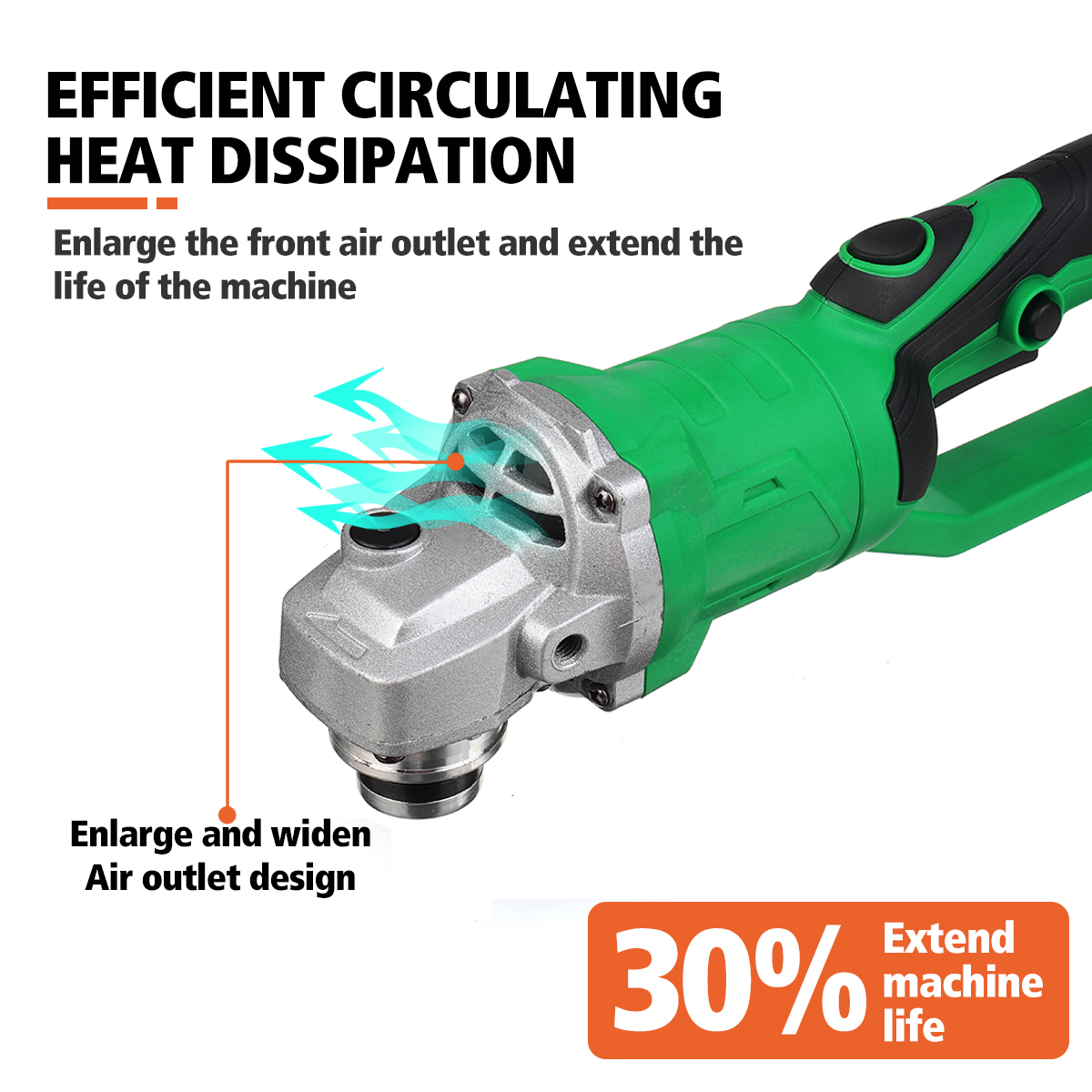 180deg-3-Speed-Adjutable-Angle-Grinder-Brushless-Motor-100mm-Electric-Grinding-Polisher-Machine-For--1837401-6