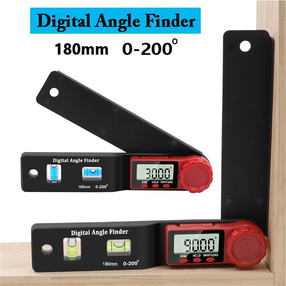 180mm-0-200deg-Multifunction-LCD-Display-Digital-Angle-Finder-Level-Tool-Angle-Ruler-Inclinometer-El-1690010-1