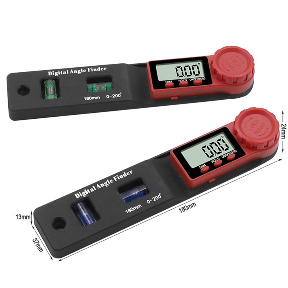 180mm-0-200deg-Multifunction-LCD-Display-Digital-Angle-Finder-Level-Tool-Angle-Ruler-Inclinometer-El-1690010-4