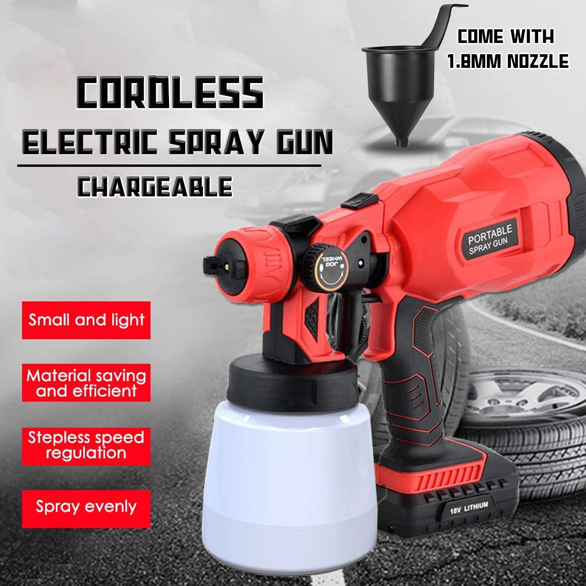 18V-Electric-Cordless-Spray-Guns-800ml-Household-Paint-Sprayer-High-Pressure-Flow-Control-Easy-Airbr-1766941-3