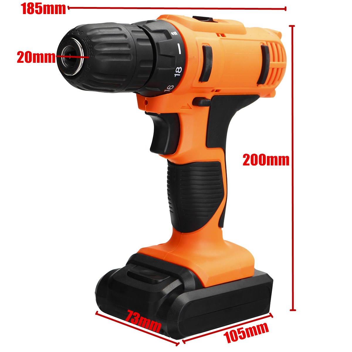 18V-Electric-Screwdriver-Cordless-Hammer-Impact-Power-Drill-Driver-Rechargeable-with-13Pcs-Drill-Bit-1324472-2