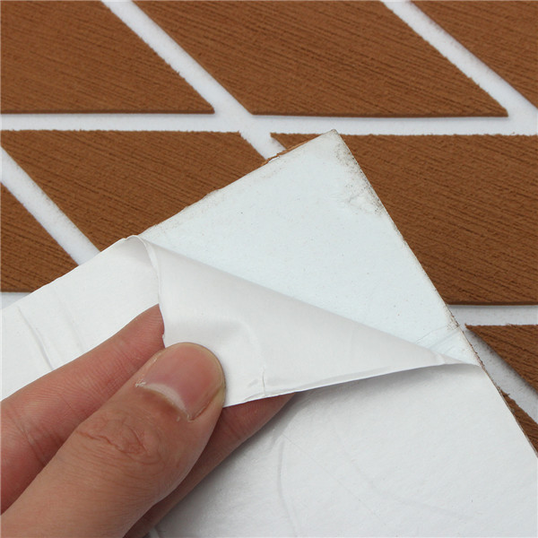 190x70cm-Brown-and-White-EVA-Foam-Teak-Boat-Sheet-Floor-Marine-Decking-Teak-Sheet-Self-Adhesive-1187322-5