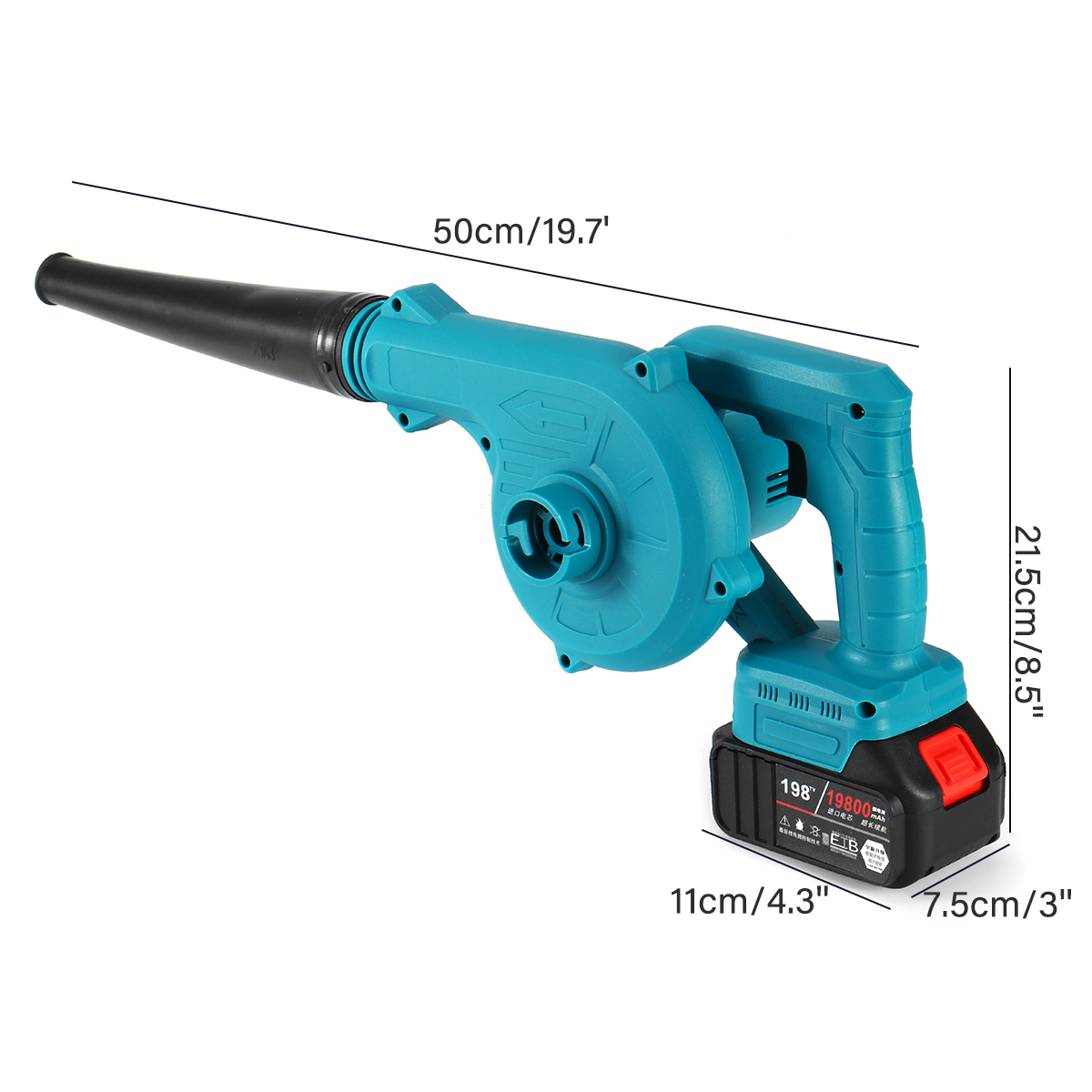 198VF-19800mAh-Cordless-Vacuum-Blower-Clean-Air-Blower-Garden-Leaves-Dust-Collector-Power-Tool-1785242-12