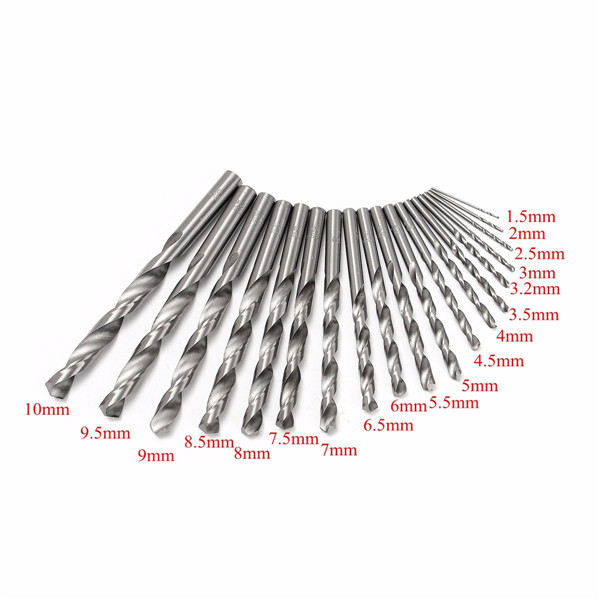 19pcs-15mm-to-10mm-HSS-Twist-Drill-Bit-Set-1088111-1