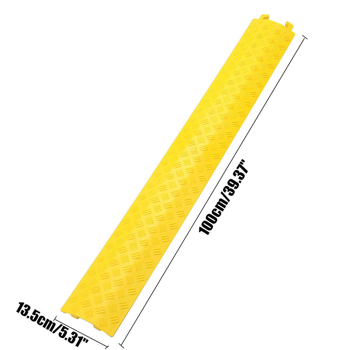 1M-Safety-PVC-Floor-Cable-Cover-Guard-Wire-Cord-Surface-Cover-Protector-1346772-9