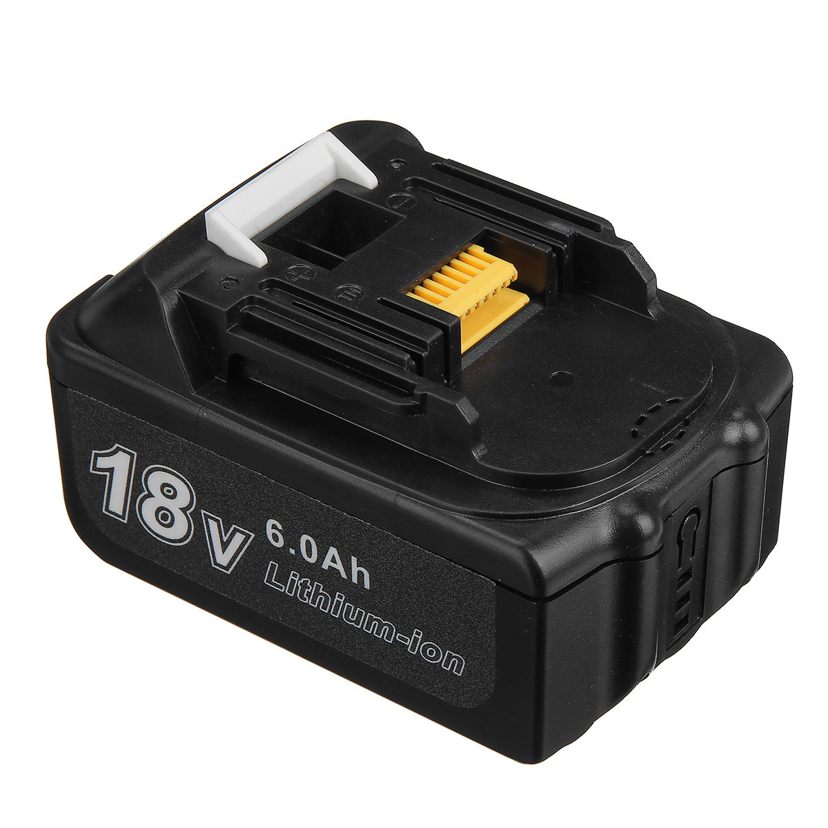 1PC-18V-6000mah-Black-With-light-Plastic-Pure-Electric-Battery-1940135-2