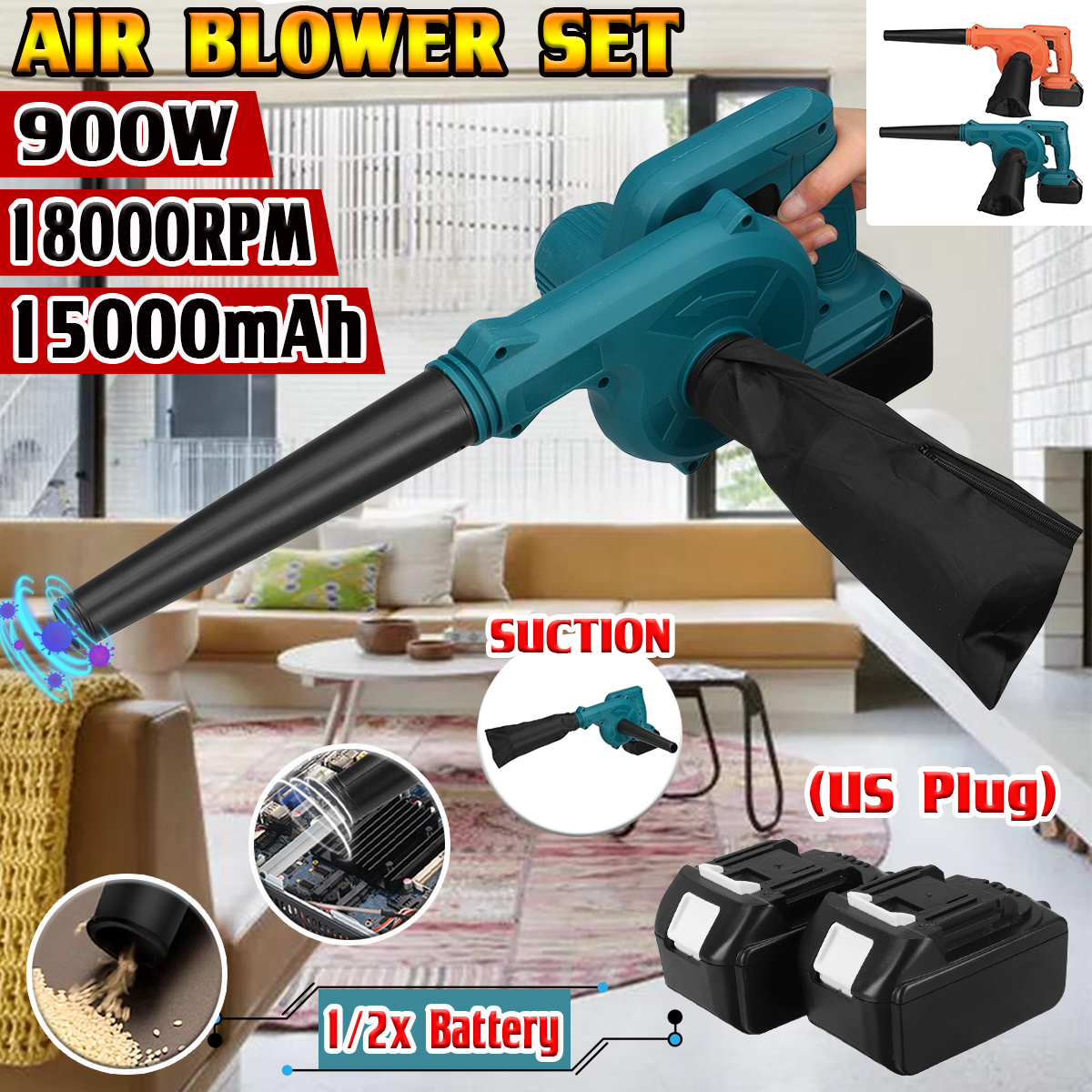 2-in-1-Cordless-Electric-Air-Blower-Vacuum-Suction-Dust-Collecter-Hose-Computer-Cleaner-Leaf-Sweeper-1871660-5