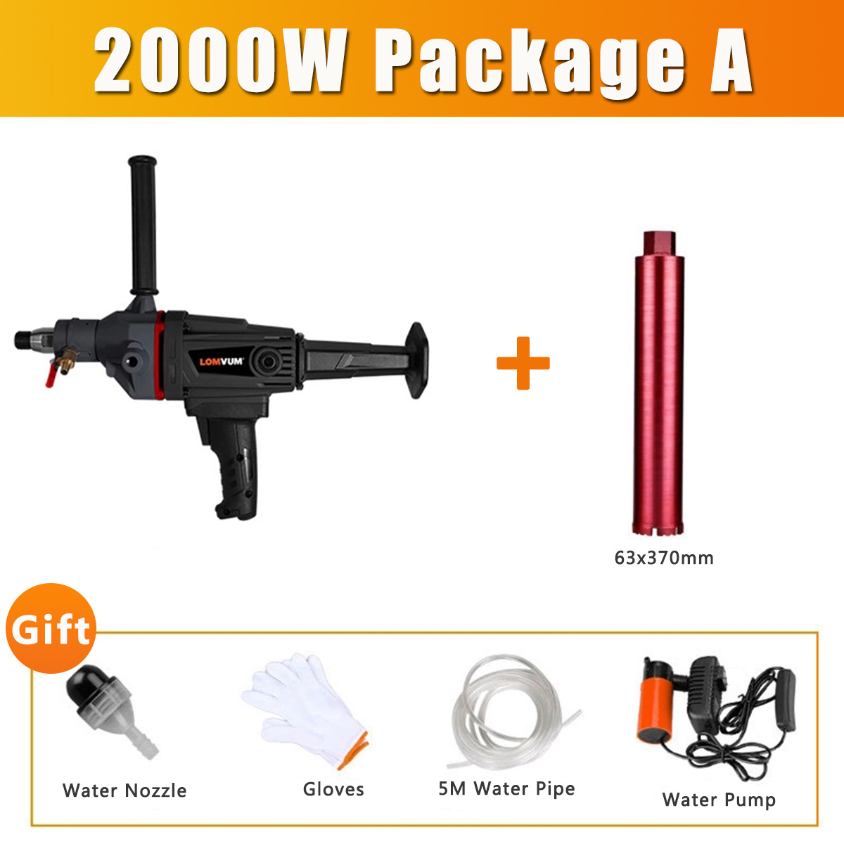 2000W-Diamond-Core-Drilling-Machine-Drill-WetDry-Concrete-Machine-Hole-Puncher-Nozzle-Bits-1611804-9