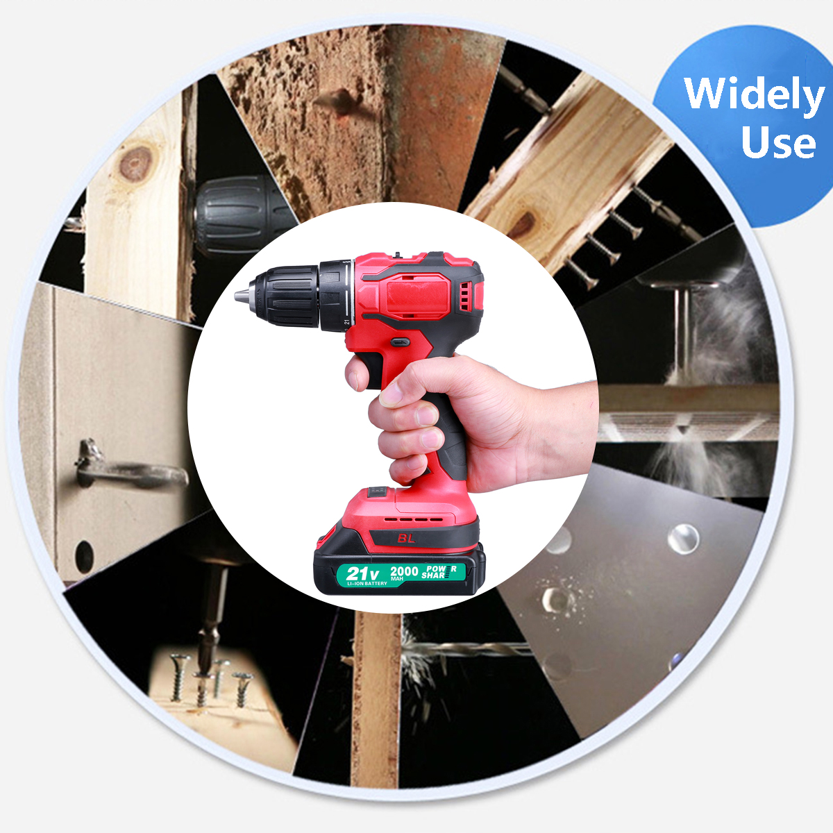 2000mAh-211NM-LED-Cordless-Electric-Drill-2-Speeds-Impact-Drill-W-None1pc2pcs-Battery-1785619-3