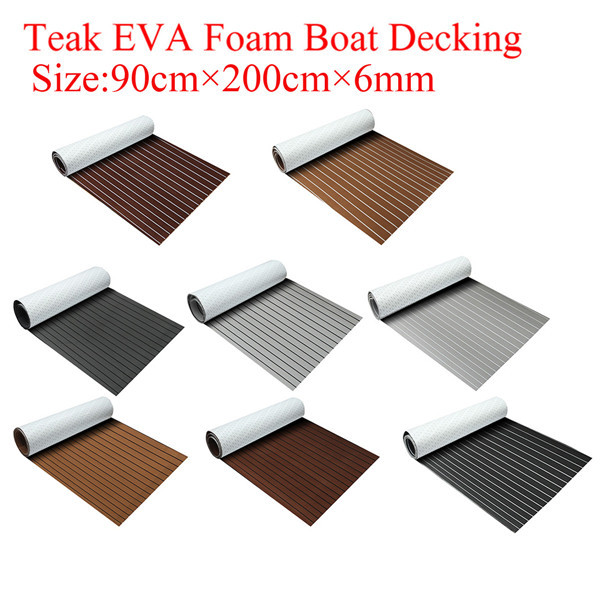 2000x900x6mm-EVA-Foam-Faux-Teak-Sheet-Boat-Yacht-Synthetic-Teak-Decking-1287749-2