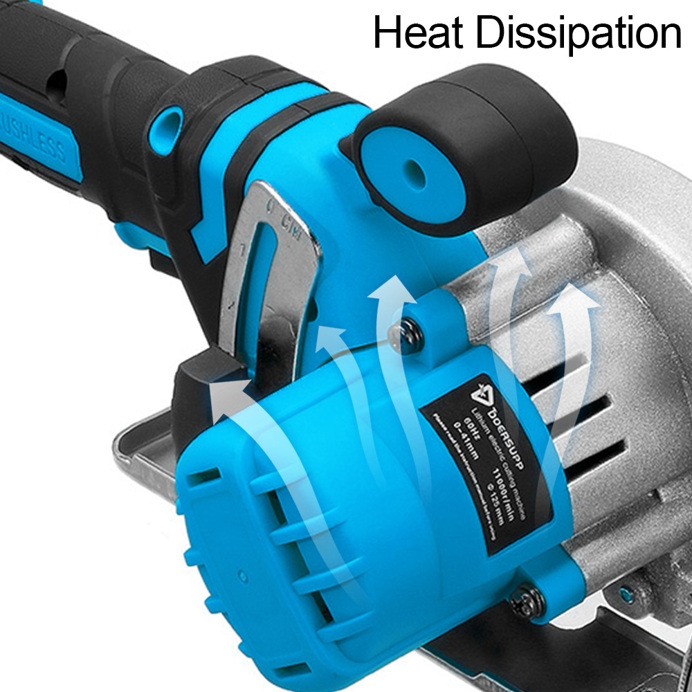 20V-125MM-Electric-Cordless-Brushless-Circular-Saw-Auxiliary-Handle-Household-Woodworking-Tools-DIY--1907960-4
