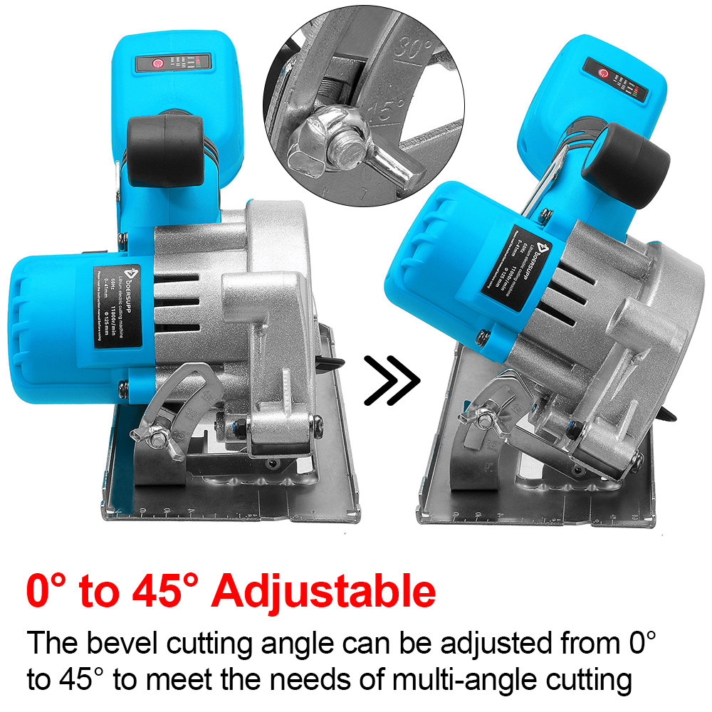 20V-125MM-Electric-Cordless-Brushless-Circular-Saw-Auxiliary-Handle-Household-Woodworking-Tools-DIY--1907960-6