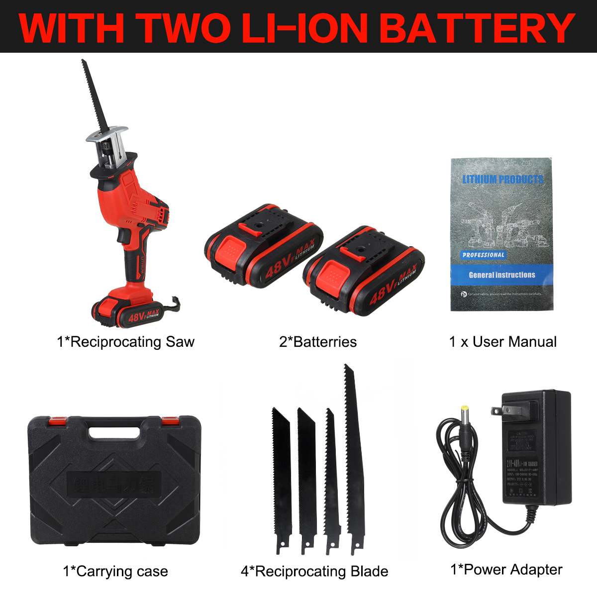 21V-Cordless-Reciprocating-Saw-Electric-Saw-W-4-Saw-Blades-Metal-Cutting-Woodworking-W-12-Lithium-Ba-1671503-13