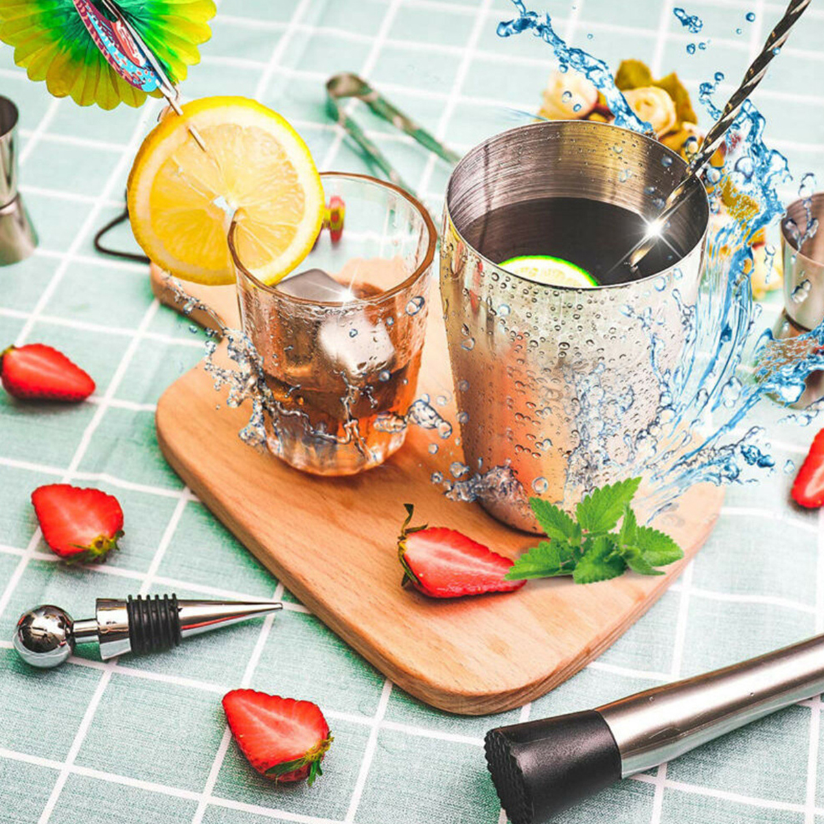 22Pcs-Cocktail-Shakers-Stainless-Steel-Barware-Bar-Bartender-Tool-550750ml-1735475-4