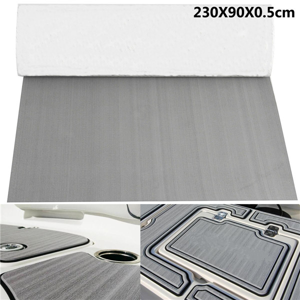 230x90x05cm-Gray-EVA-Foam-Boat-Flooring-Faux-Teak-Decking-Sheet-Pad-1186174-2