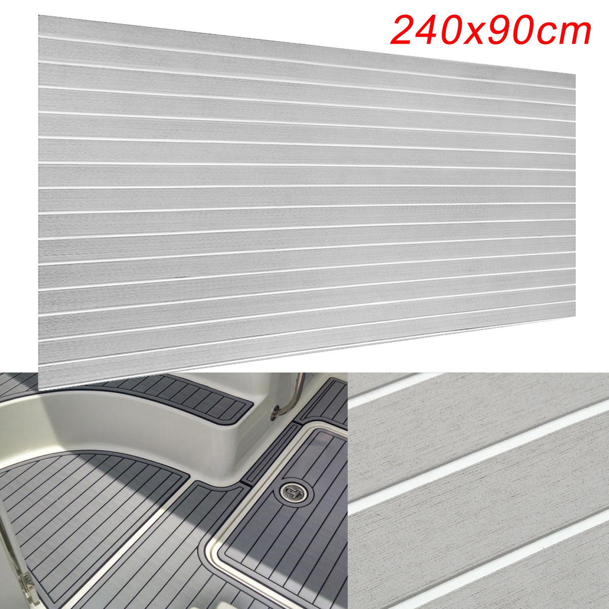 240cmx90cmx5mm-Marine-Flooring-Faux-Teak-Grey-With-White-Lines-EVA-Foam-Boat-Decking-Sheet-1133188-8