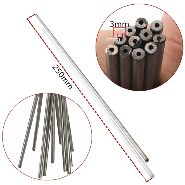 250mmx3mmx1mm-Stainless-Steel-Capillary-Tube-Stainless-Pipe-1015943-7