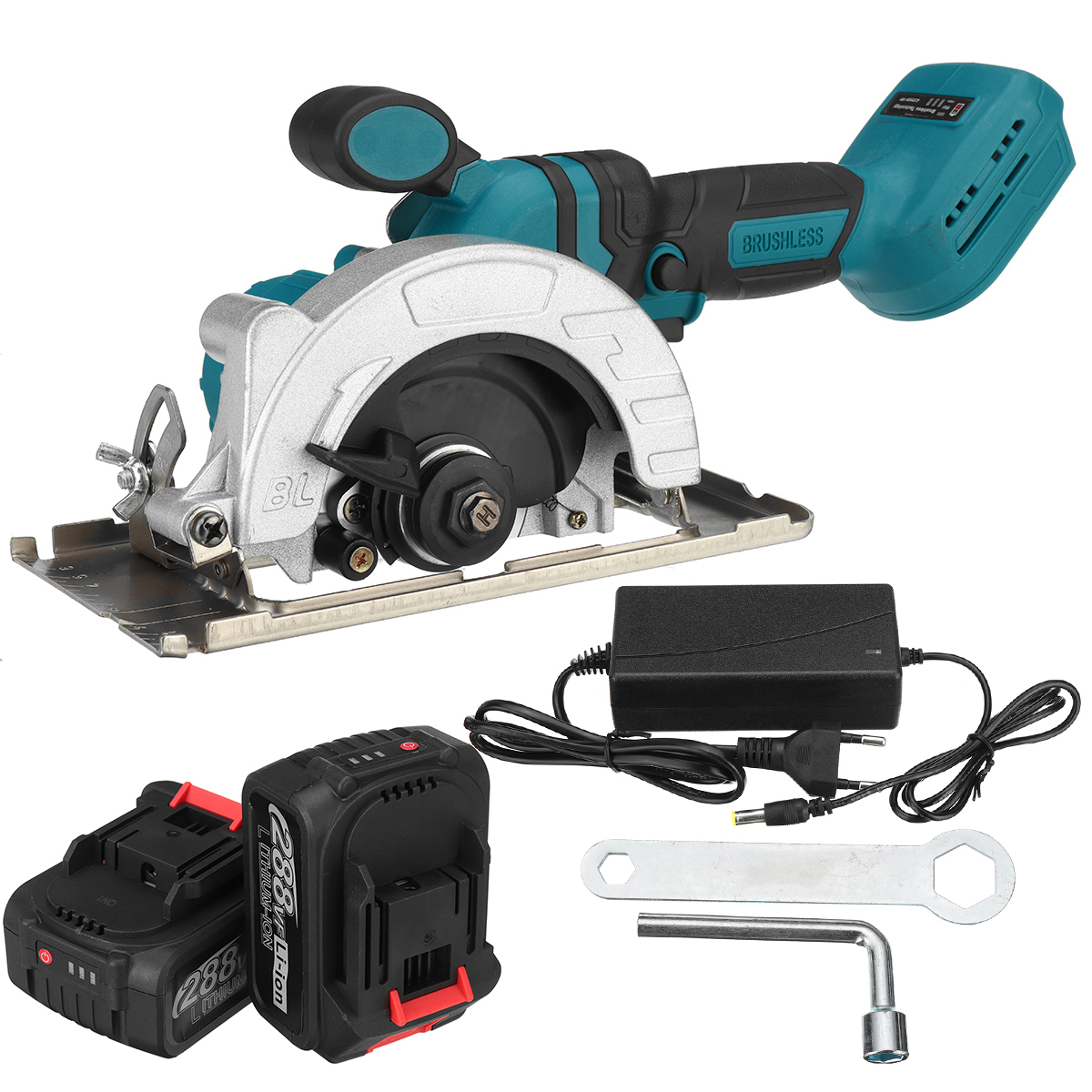 288VF-2000W-5Inch-Cordless-Electric-Circular-Saw--Curved-Cutting-Adjustable-Cut-Off-Saw-with-12-Batt-1918535-9