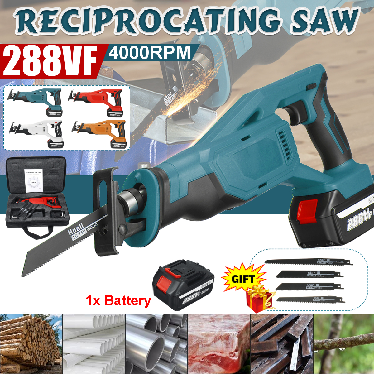 288VF-Li-ion-Cordless-Reciprocating-Saw-Rechargeable-Electric-Recip-Sabre-Saw-W-4pcs-Blade--1pc-Batt-1868926-2