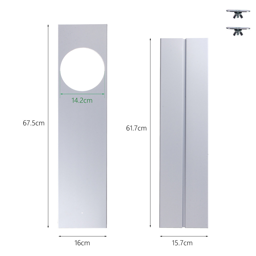 2PCS-12m-Adjustable-Window-Slide-Kit-Plate-Air-Conditioner-Wind-Shield-For-Portable-Air-Conditioner-1480662-2