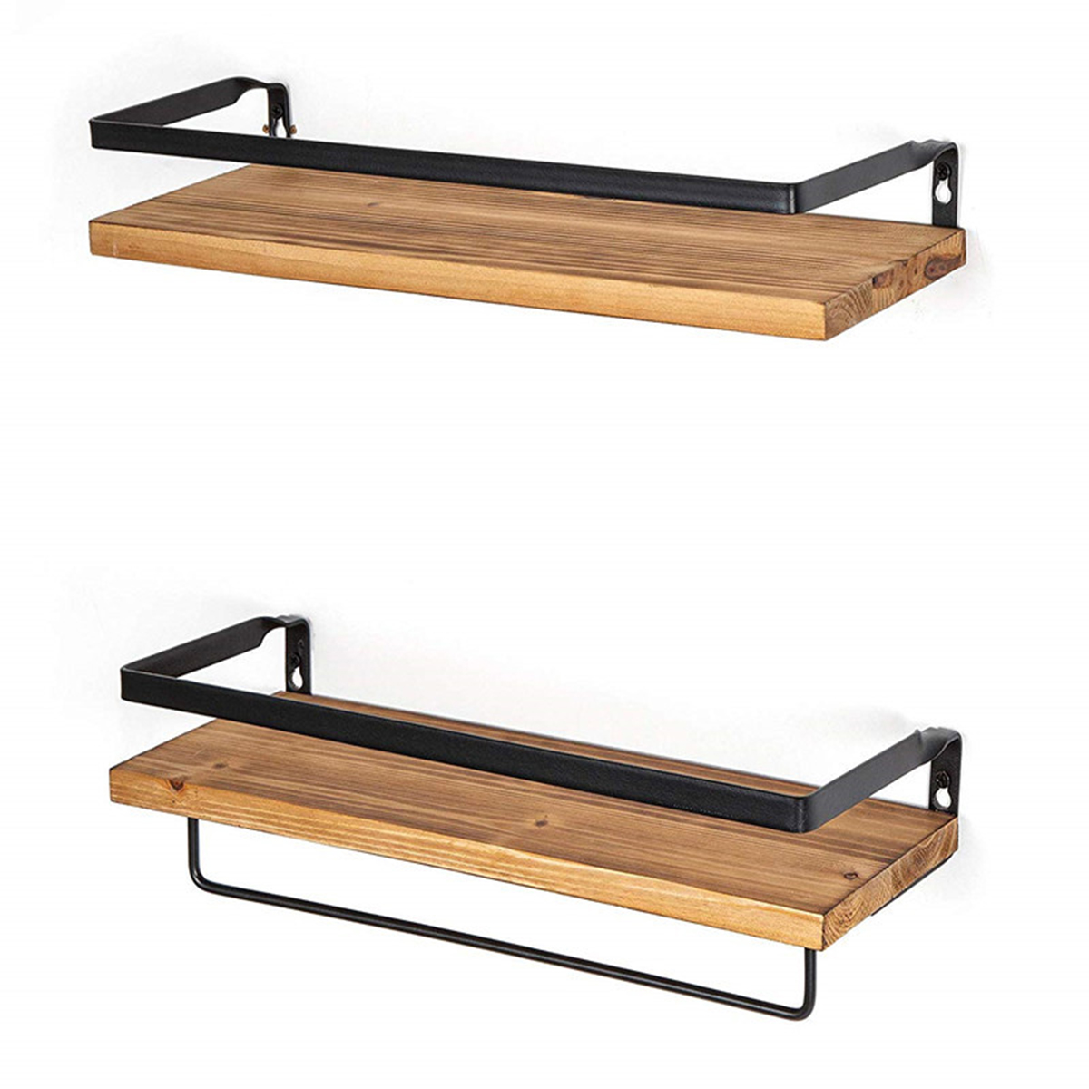 2PCS-Wall-Shelf-Floating-Wood-Storage-Shelf-Rack-Storage-Kitchen-Bathroom-1587239-1