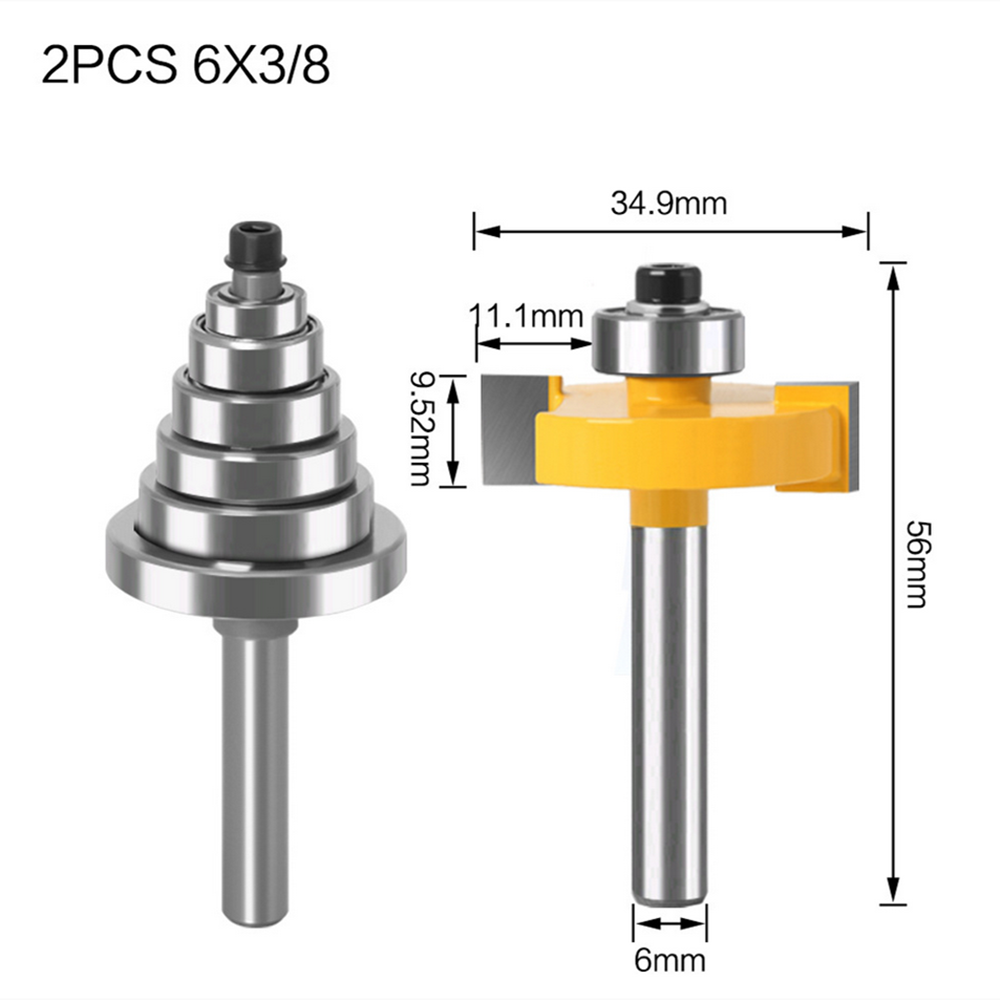 2Pcs-T-slot-Milling-Cutter--Bearing-14quot-12quot-6mm-8mm-Woodworking-Tools-1935642-6