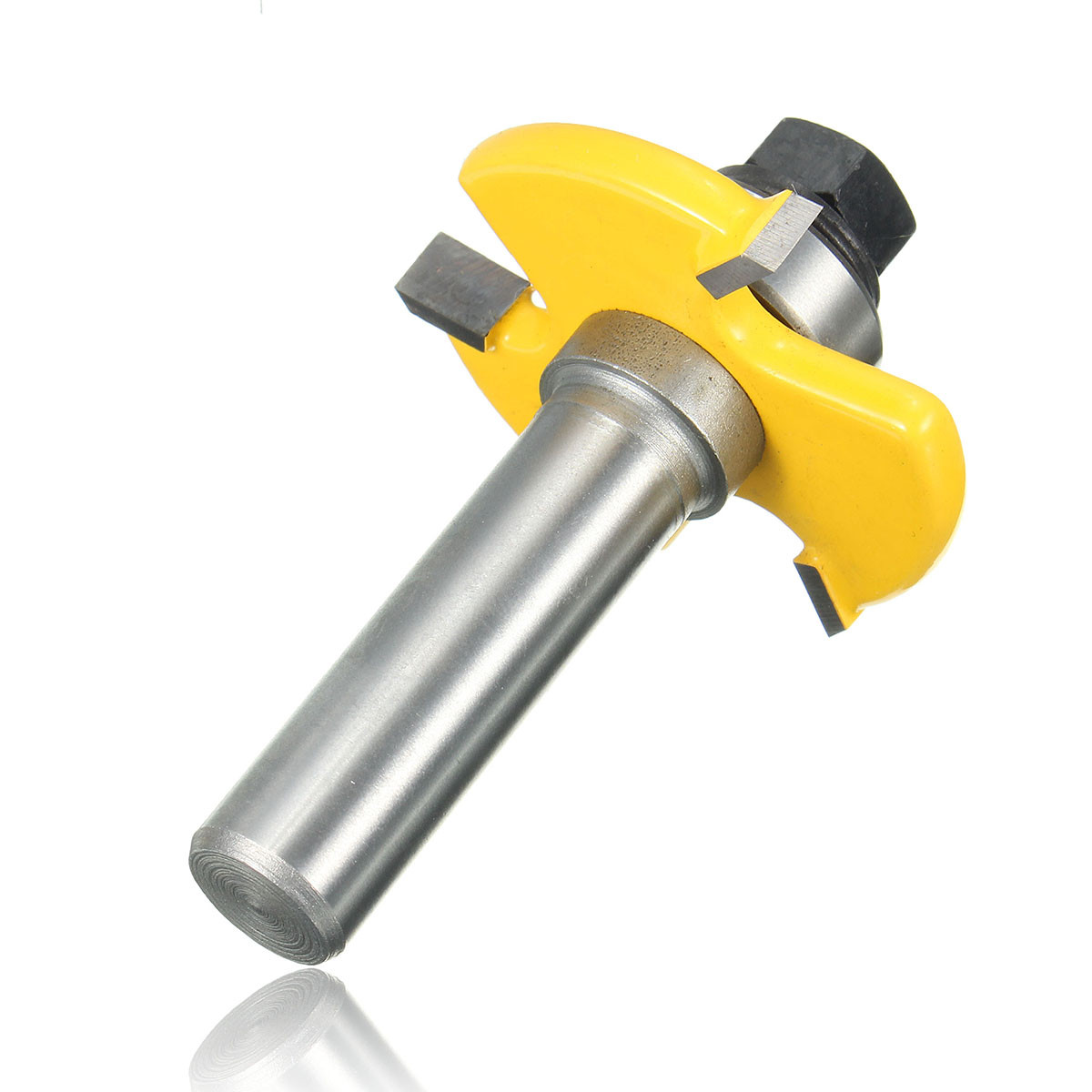 2pcs-12-Inch-Shank-Tongue--Groove-Router-Bit-Set-3-Teeth-T-shape-Wood-Milling-Cutter-1090377-7