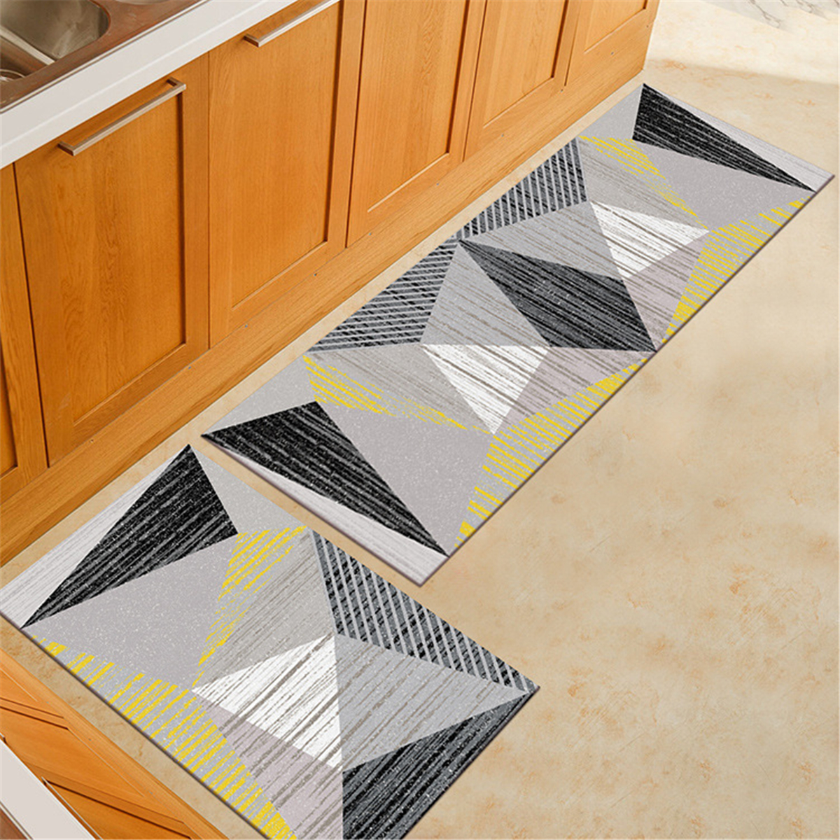 2pcs-Kitchen-Floor-Carpet-Non-Slip-Area-Rug-Living-Room-Washable-Door-Mat-Set-1608004-5